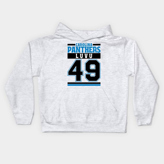 Carolina Panthers Luvu 49 Edition 3 Kids Hoodie by Astronaut.co